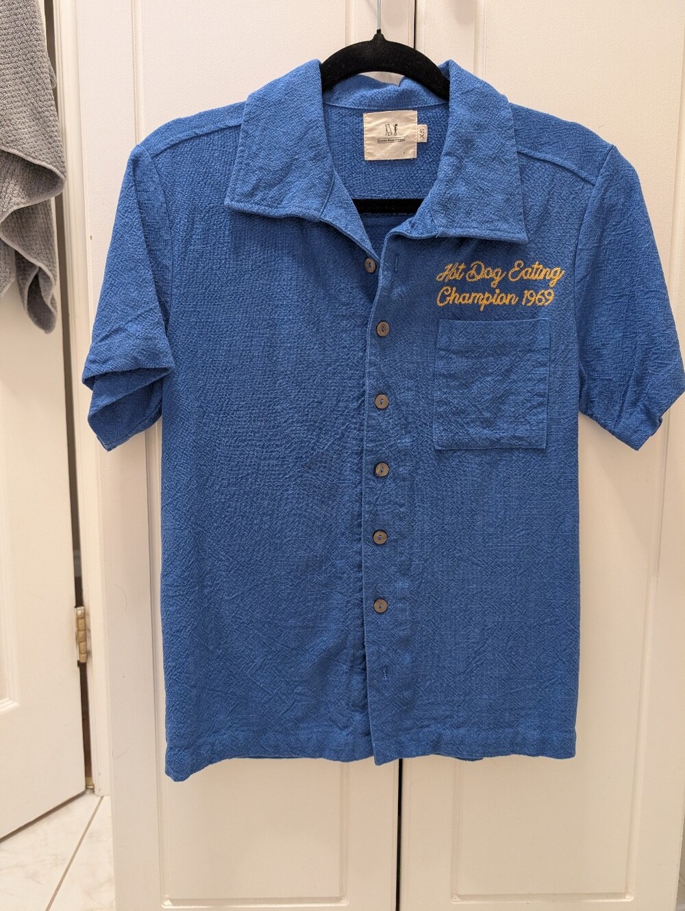 FBC Embroidered Unisex Linen Button Down